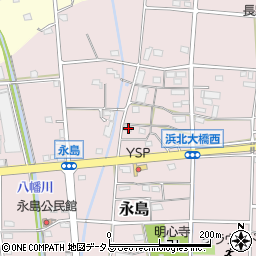 静岡県浜松市浜名区永島1149周辺の地図