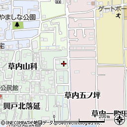 京都府京田辺市草内山科54-11周辺の地図