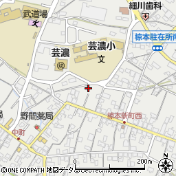 三重県津市芸濃町椋本730周辺の地図