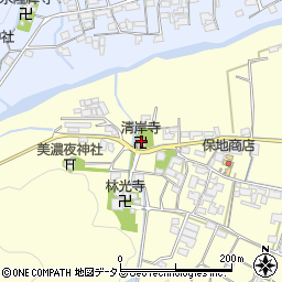 清岸寺周辺の地図