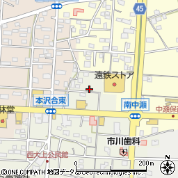 静岡県浜松市浜名区西美薗2577周辺の地図