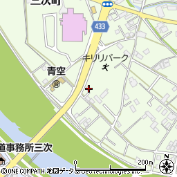 広島県三次市三次町80周辺の地図
