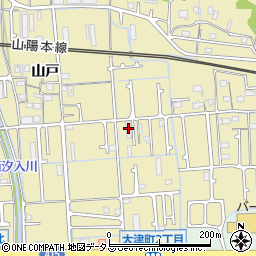 兵庫県姫路市勝原区山戸83周辺の地図