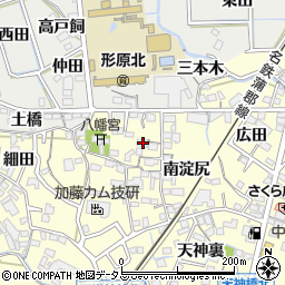 愛知県蒲郡市形原町前野20周辺の地図