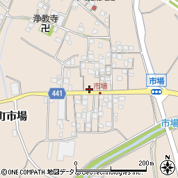 兵庫県たつの市揖保川町市場439周辺の地図