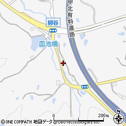 兵庫県神戸市北区八多町柳谷1252-1周辺の地図