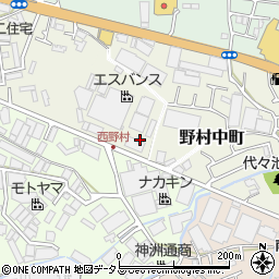大阪府枚方市野村中町61周辺の地図
