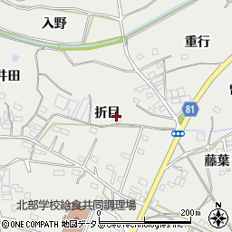愛知県豊橋市石巻本町折目周辺の地図