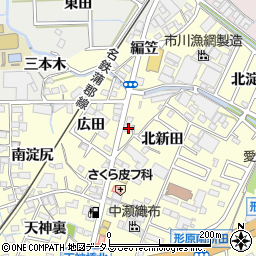 愛知県蒲郡市形原町広田2周辺の地図