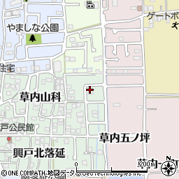 京都府京田辺市草内山科52-2周辺の地図