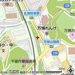 大阪府吹田市千里万博公園14周辺の地図