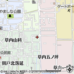 京都府京田辺市草内山科54周辺の地図