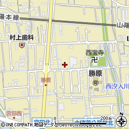 兵庫県姫路市勝原区山戸214周辺の地図