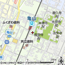 兵庫県姫路市亀山210周辺の地図