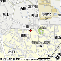 愛知県蒲郡市形原町細田24-1周辺の地図