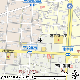 静岡県浜松市浜名区西美薗2573周辺の地図