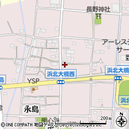 静岡県浜松市浜名区永島1042周辺の地図