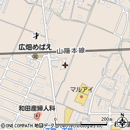 兵庫県姫路市広畑区才670-8周辺の地図