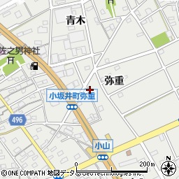 愛知県豊川市宿町弥重周辺の地図