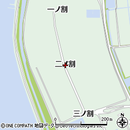 愛知県西尾市一色町細川（二ノ割）周辺の地図