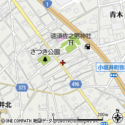 愛知県豊川市伊奈町新町周辺の地図