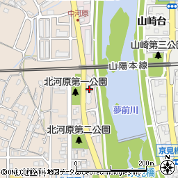 兵庫県姫路市広畑区北河原町81周辺の地図