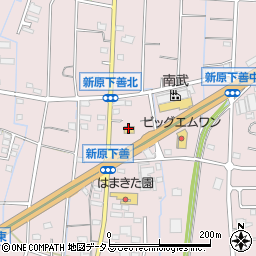 ローソン浜北新原店周辺の地図