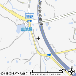 兵庫県神戸市北区八多町柳谷1250周辺の地図