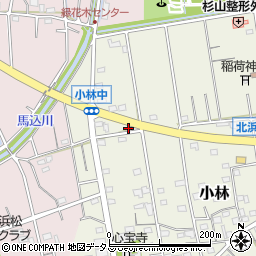 静岡県浜松市浜名区小林1609周辺の地図