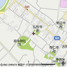 三重県津市芸濃町椋本496周辺の地図