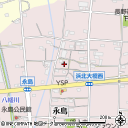 静岡県浜松市浜名区永島1143周辺の地図
