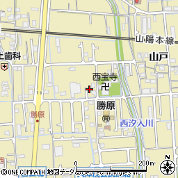 兵庫県姫路市勝原区山戸208周辺の地図