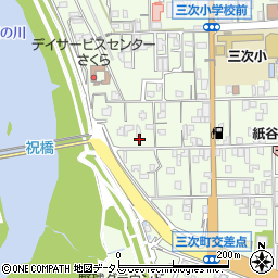 広島県三次市三次町1431-1周辺の地図