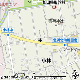 静岡県浜松市浜名区小林1580周辺の地図
