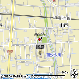 兵庫県姫路市勝原区山戸394周辺の地図