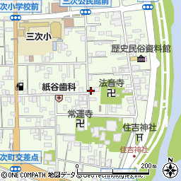 広島県三次市三次町1476周辺の地図