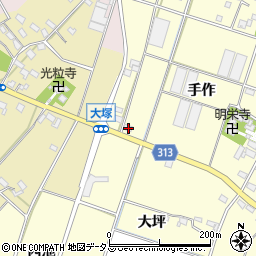 愛知県西尾市一色町大塚西相丸48-3周辺の地図