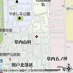 京都府京田辺市草内山科50周辺の地図