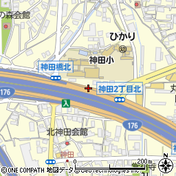 神田出入口周辺の地図