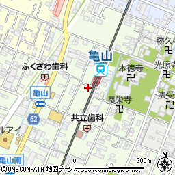 兵庫県姫路市亀山204周辺の地図