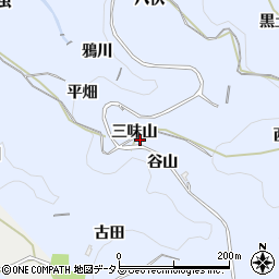 京都府綴喜郡井手町多賀三味山周辺の地図