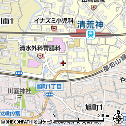 清駅前公園周辺の地図