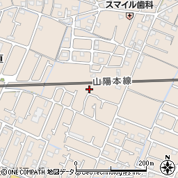 兵庫県姫路市広畑区周辺の地図
