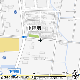 静岡県磐田市下神増171周辺の地図