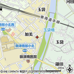 愛知県豊川市御津町御馬加美144-11周辺の地図