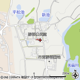 兵庫県三木市跡部258周辺の地図