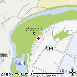 兵庫県三木市府内周辺の地図