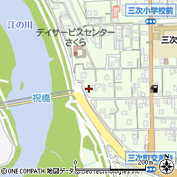広島県三次市三次町1426周辺の地図