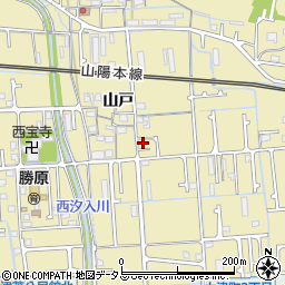 兵庫県姫路市勝原区山戸200周辺の地図