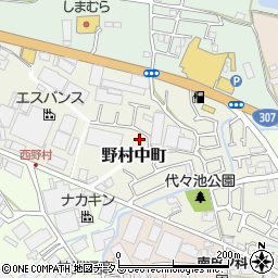 大阪府枚方市野村中町8周辺の地図